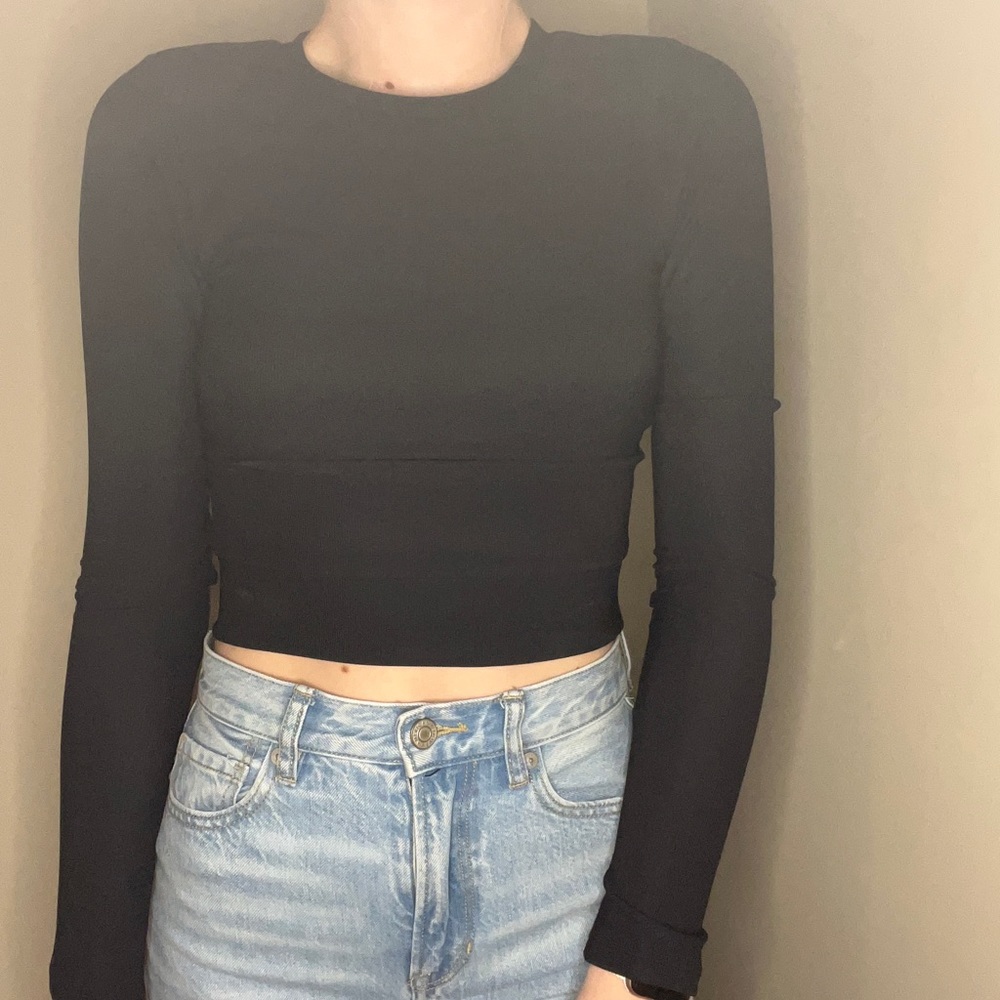 Fitted Black Long Sleeve